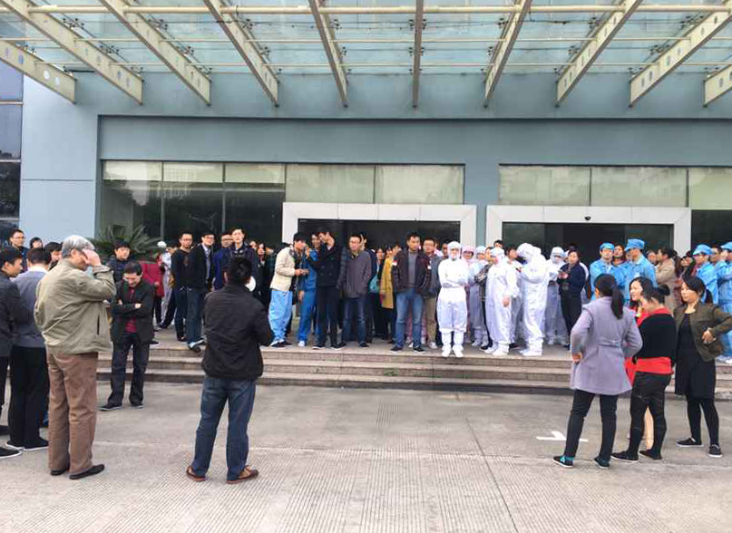 
                            友旺開展消防演練，提升員工消防安全意識